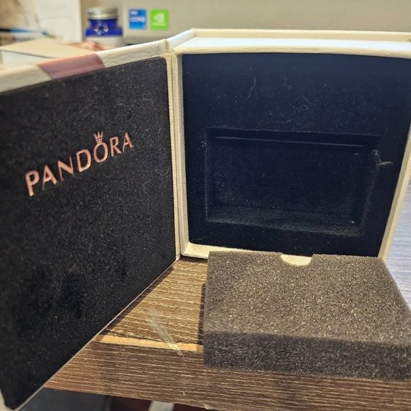 BRAND NEW SMALL PANDORA CHARM BOX HOLDER WILL HOLD AT LEAST 8 CHARMS - Picture 2 of 10